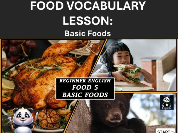 Beginner ESL: Food Unit 5 : Basic Foods & Likes/Dislikes