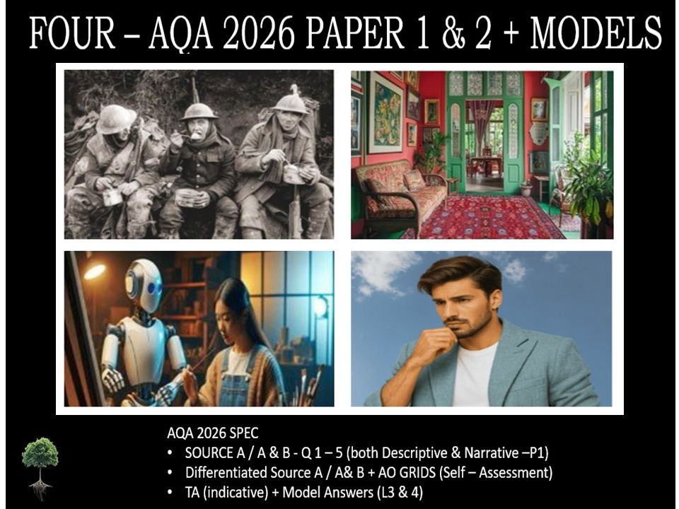 FOUR - AQA PAPER 1 & 2 | 2026 FULL MOCKS | MODELS