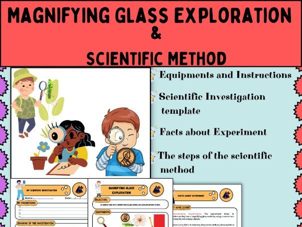 Magnifying Glass Exploration : STEM activities and Scientific Method