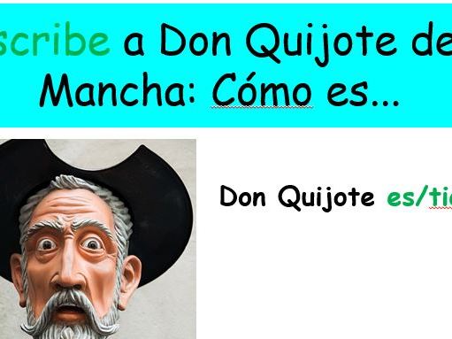 World book Day- Don Quijote ks3 Spanish