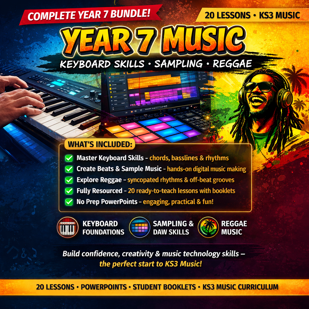 Music Year 7 - Complete Carousel Curriculum (3 units)