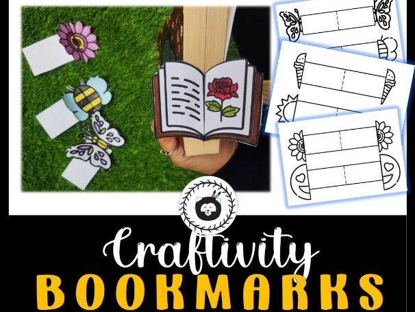 Cute bookmark craft - International Book Day Reading
