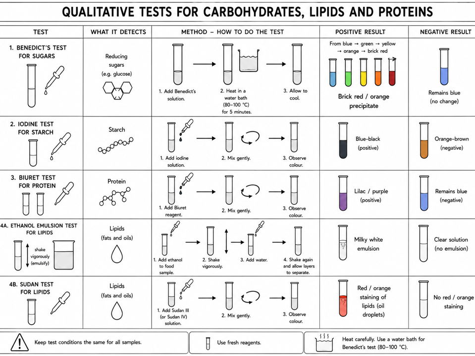GCSE AQA Required Practical's - One Page Summary Sheets