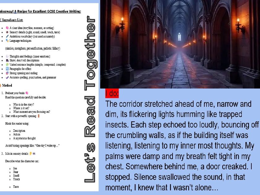 2026 AQA GCSE English Language Paper 1 Creative Writing Development/Show Don't Tell