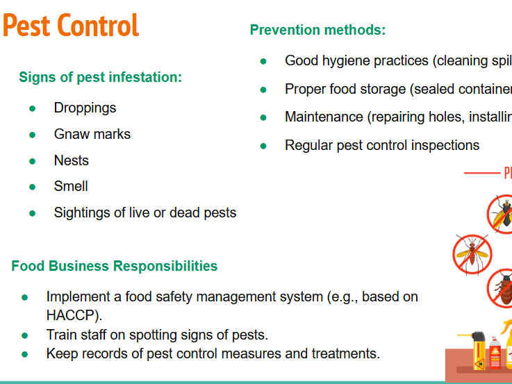 Wjec - L3 Food Science & Nutrition: Chapter 1 Food Spoilage