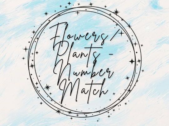 Plants/Flowers - Number Match