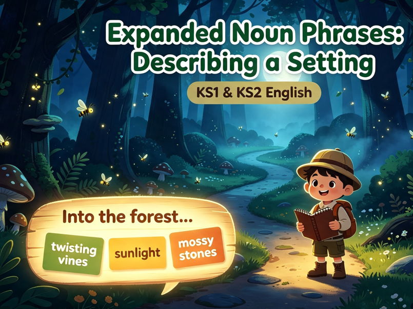 Expanded Noun Phrases: Describing a Setting | KS1 & KS2 English