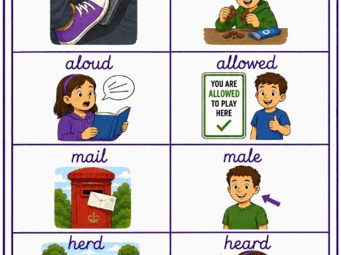 Year 5 EAL Spelling Poster - Autumn Week 5