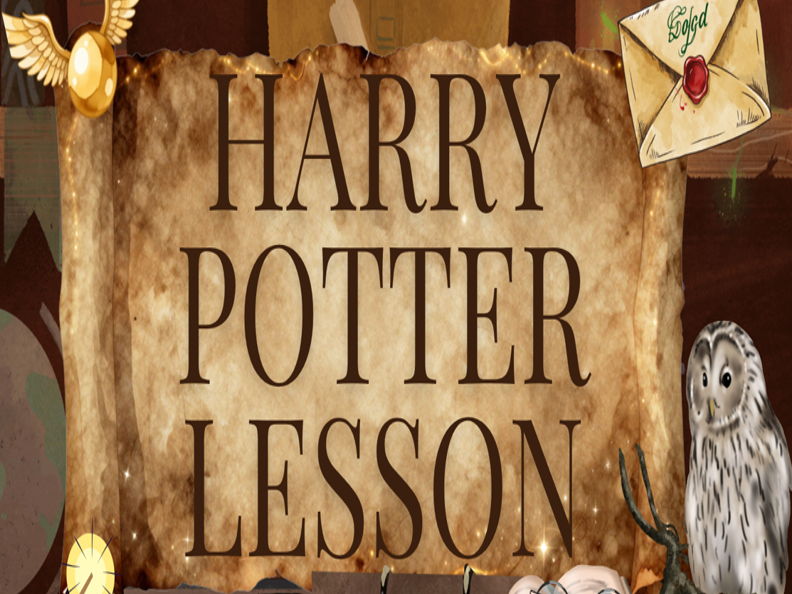 Harry Potter Book Series ESL/ELL PowerPoint Lesson for A2/B1 Level Students