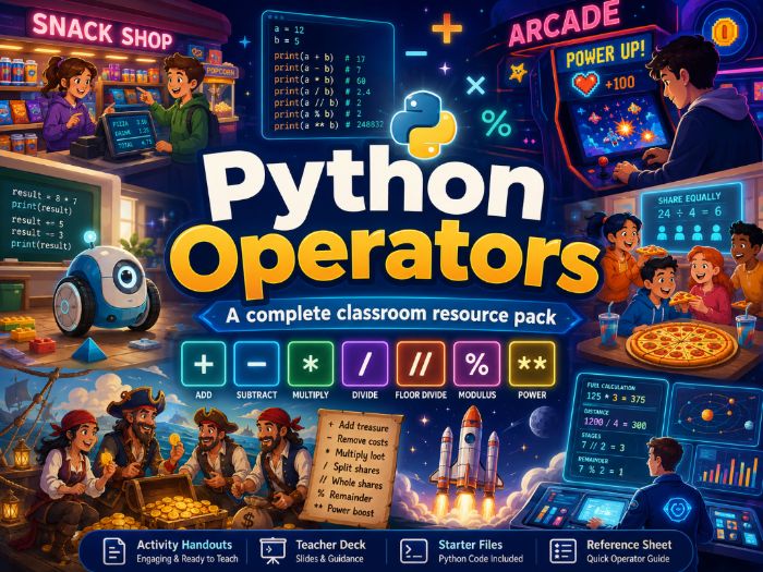 Python Operators - Resource Pack