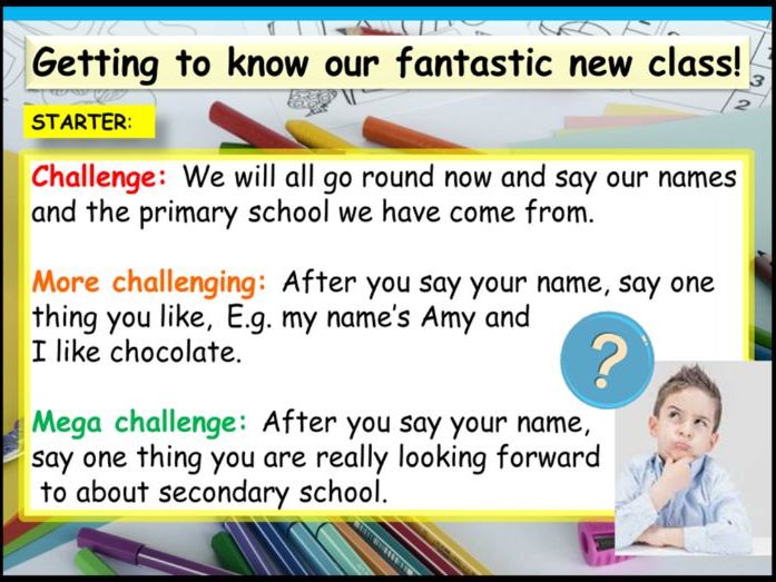 Transition to Secondary School