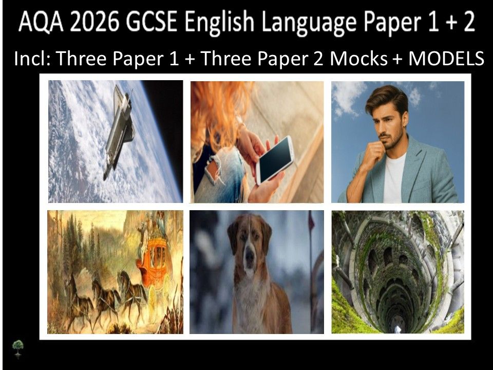 Six AQA 2026 GCSE English Language Paper 1 & 2 Mocks | Models