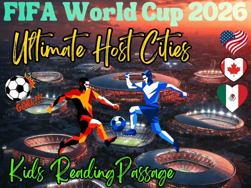 FIFA World Cup 2026: Ultimate Host Cities Reading Passage for Kids | Geography