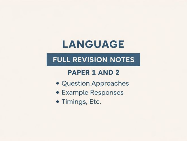 0500 CIE IGCSE First Language English Exam Notes and Sample Responses