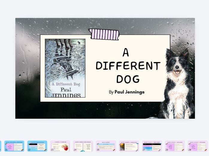 A Different Dog by Paul Jennings - Supporting Struggling Readers
