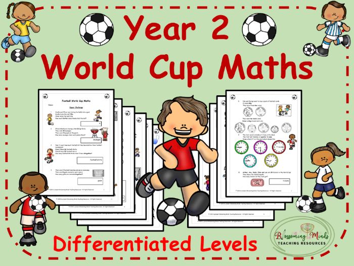Year 2 Football World Cup 2026 Maths