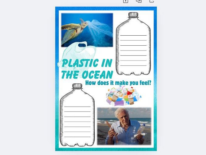 Plastic in the Ocean worksheet