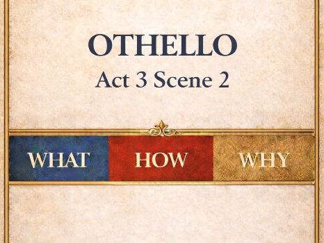 Othello Act 3 Scene 2 – Crit Think Teacher Resource (GCSE)