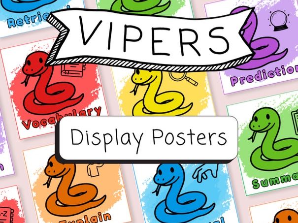 VIPERS Reading Display Posters