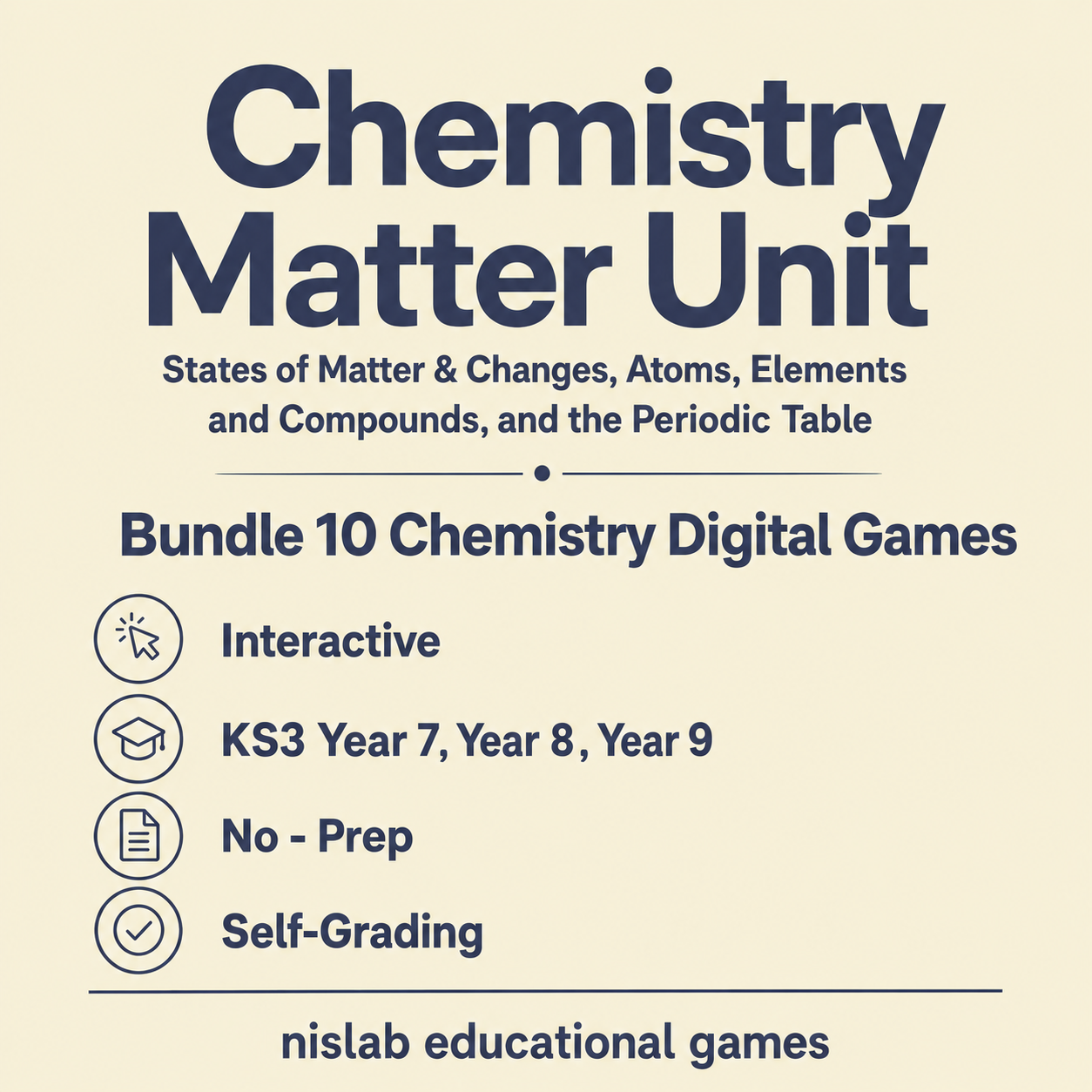 Matter Unit Mega Bundle 10 Digital Games | KS3 Science