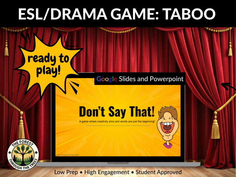 Don’t Say That! Taboo Drama & ESL Game