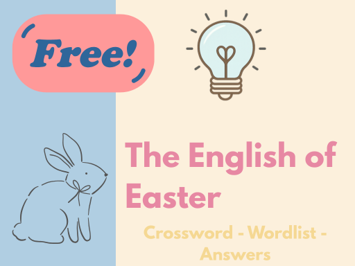 Free - The English of Easter Crossword