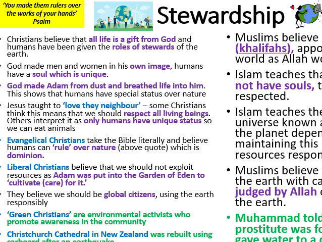 Route A RS Eduqas GCSE Revision Powerpoint