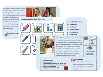 Pencil Case (French, German & Spanish) – Teaching & Assessment Package