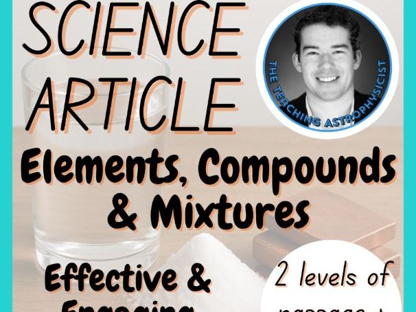 Elements, Mixtures & Compounds | Reading Comprehension 2 Passage & Questions