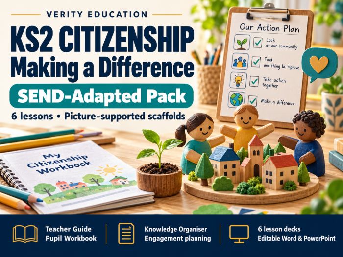KS2 Citizenship: Making a Difference — SEND-Adapted Pack