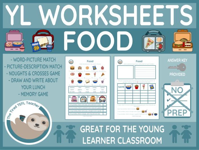 ESL Food Vocabulary Worksheet