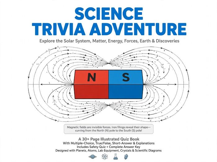 Science Trivia Adventure Quiz Book