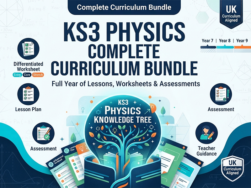 KS3 Physics Complete Curriculum Bundle