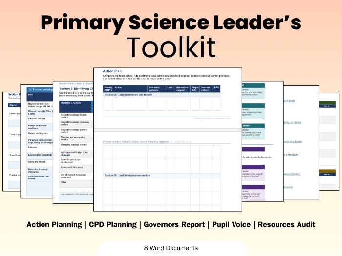 Science Subject Leader's Toolkit