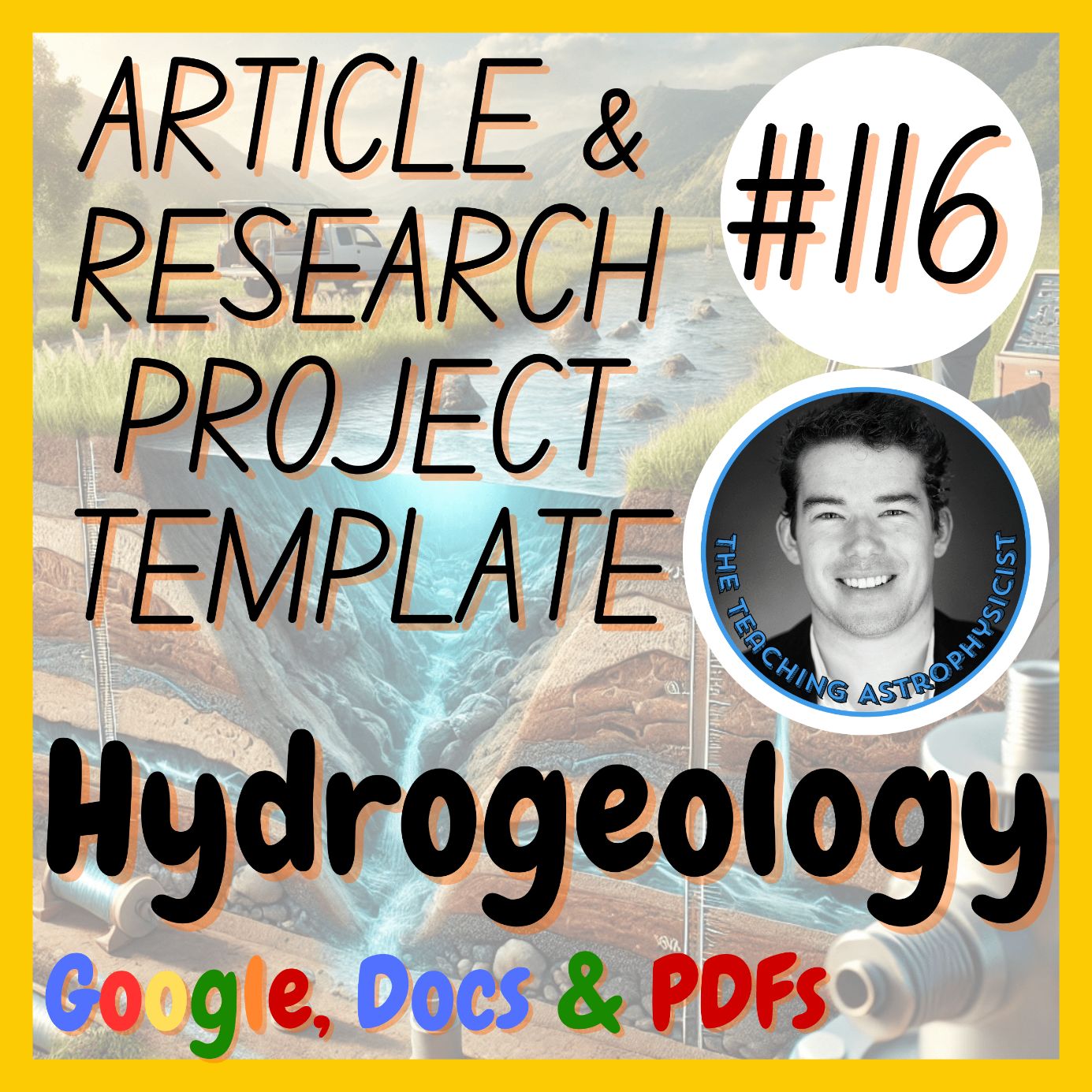 Hydrogeology | Science Article + Research Project Template | Digital + Print