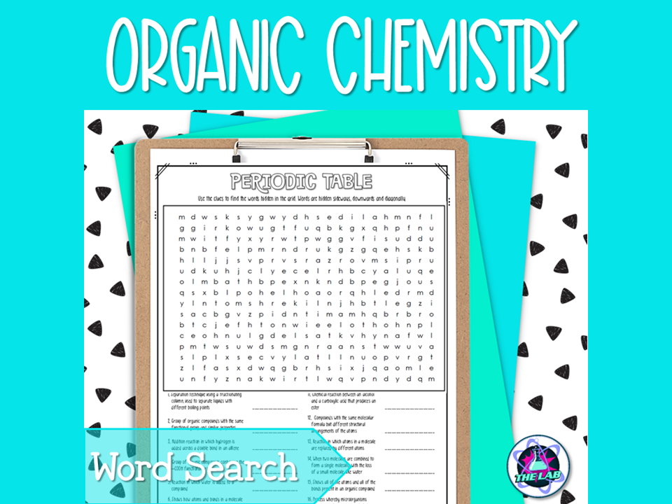 Organic Chemistry Word Search