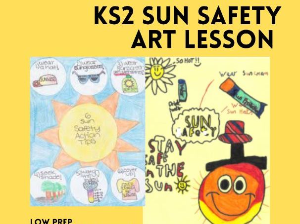 Sun Safety KS2 Art Lesson | Poster design