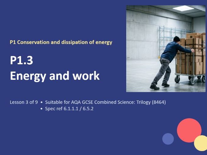 P1.3 Energy and Work Done (AQA Combined and Separate Physics)