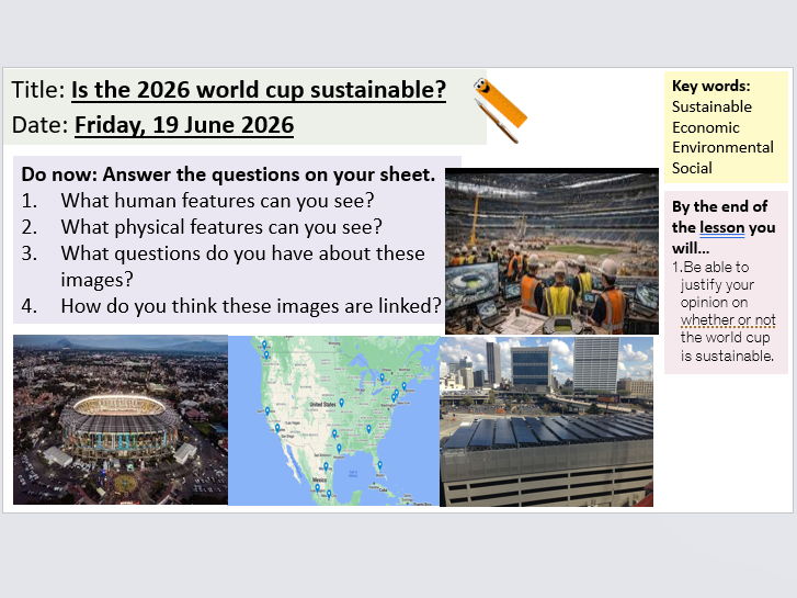 Is the 2026 World Cup sustainable lesson