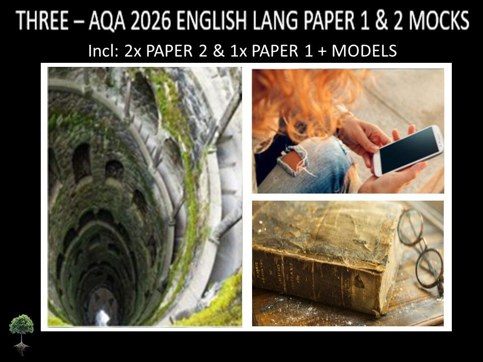 THREE - AQA PAPER 1 & 2 | 2026 FULL MOCKS | MODELS