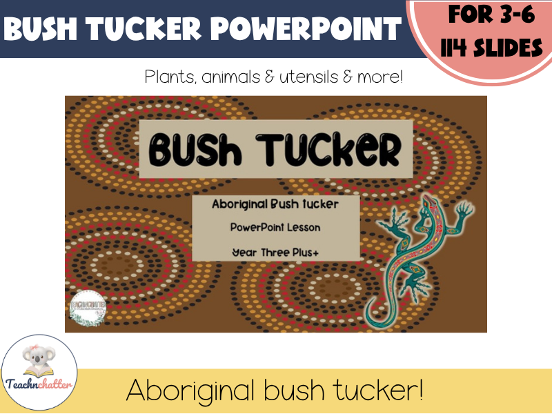 Bush Tucker Food PowerPoint Lesson  Aboriginal Culture Years 3–6