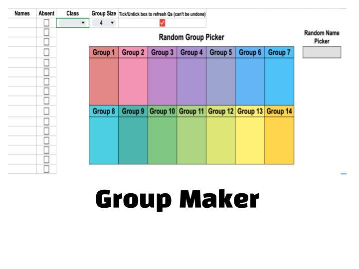 Random Group Generator