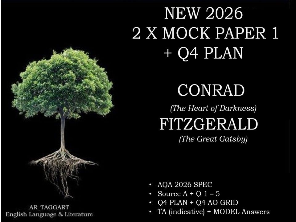 CONRAD & GATSBY PAPER 1 | 2026 FULL MOCK | Q4 PLAN