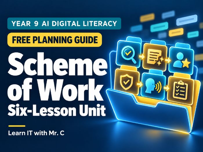 Year 9 AI Digital Literacy: Free Scheme of Work — Six-Lesson Unit