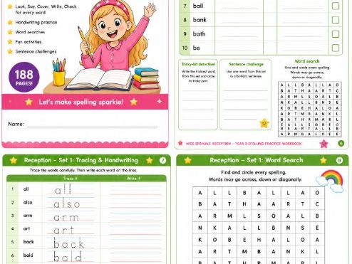 KS1 Complete Spelling Activity Pack