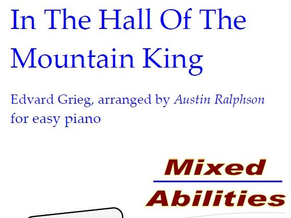 In The Hall Of The Mountain King - easy piano