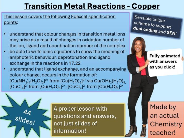 Transition Metal Reactions | Copper (click for video preview)