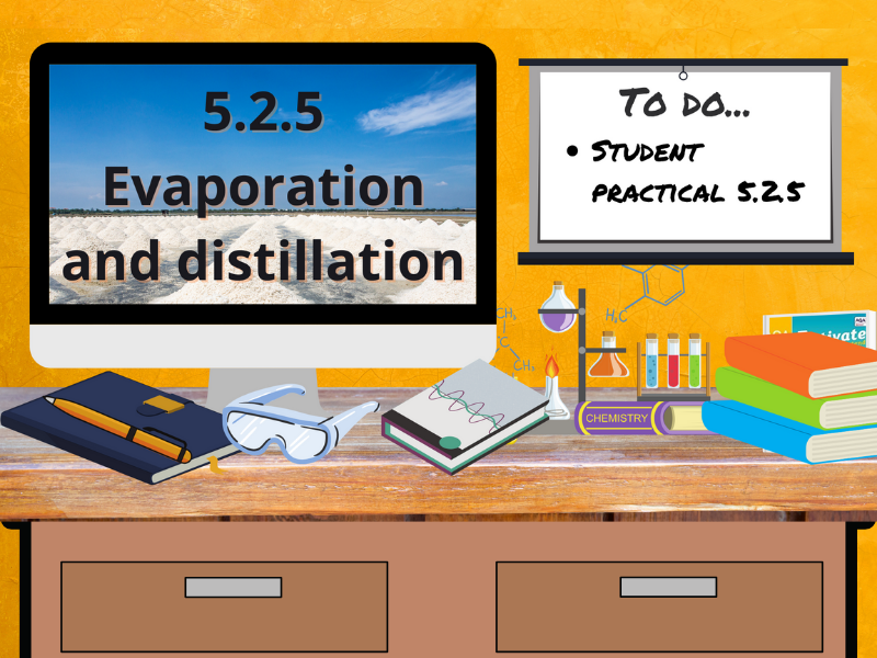 5.2.5 Evaporation and distillation (AQA KS3 Activate 1) Teaching