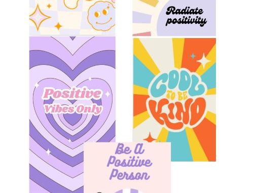 Retro Style Classroom Positivity Prints-Set 1