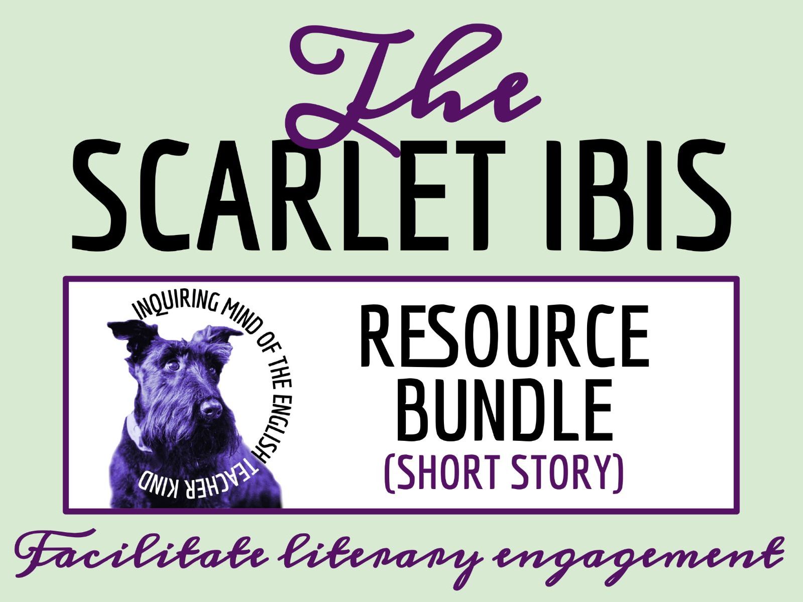 "The Scarlet Ibis" by James Hurst Quiz, Analysis Worksheet, and Vocabulary Activities